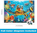 Buffalo Games - Tiny Bubbles Ocean - 300 Large Piece Puzzle for Adults