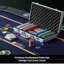 Boyzhood Poker Chips,300 Pcs Poker Set with Aluminum Travel Case,11.5 Gram…