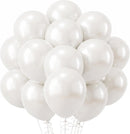 RUBFAC Pearl White Balloons 120pcs 12 Inch Party Balloon — 1