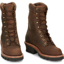 Chippewa Men's Super DNA 9" Waterproof Logger - Tan (59408) - Front View