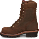 Chippewa Men's Super DNA 9" Waterproof Steel Toe Logger - Tan (59407) - View 8