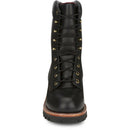 Chippewa Men's Super DNA 9" Waterproof Insulated Steel Toe Logger - Black (59410) - View 7