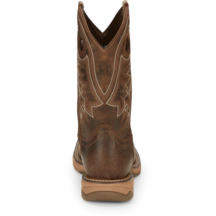 Tony Lama Mens Rasp 11" Square Toe | Style RR3364 Color Tumbleweed