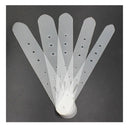 5pcs/Set Plastic Half Transparent Leather Hole Punch Belt Punch Hole Pattern Handmade Leather Goods Diy Belt Template