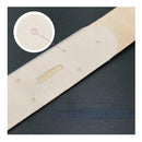 5pcs/Set Plastic Half Transparent Leather Hole Punch Belt Punch Hole Pattern Handmade Leather Goods Diy Belt Template