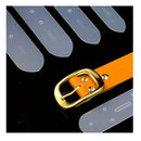 5pcs/set DIY Plastic Belt Buckle Head End Directional Punching Template Leather Craft Template Belt Positioning Punching Tool