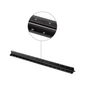 6-Piece Triangular Scale Ruler Set | Aluminum Architect Ruler | Color Black