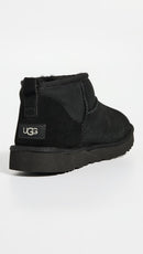 UGG Men's Classic Ultra MINI Fashion Boot – Black — 3