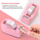 SKYDUE Pink Desk Accessories 11Pcs with Rotating Pen Holder for Desk — 5