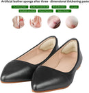 Heel Pads for Shoe that are Too Big, Inserts for Women, Heel Grips for Womens Mens, Protectors Cushion Liners for Blisters Loose Shoes, Comfort Fillers (6PairsBeigeBlack) - Suede Beigeblack 6pairs — 2