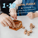 KINGOU Wooden Logic Puzzle Brain Teasers Intellectual Toy Number Puzzle — 3