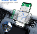 Miracase Phone Holders for Your Car with Metal Hook Clip, Air Vent Cell Phone Stand Car Mount, Universal Automobile Cradle for Garmin GPS Fit iPhone Android and All Smartphones, Dark Black | 1 Pack photo 3