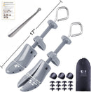 cyrico Shoe Stretcher Men 4-way Shoe Expander | Grey — 6