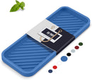 Silicone Sponge Holder, Kitchen Sink Organizer Tray（Blue） — 1