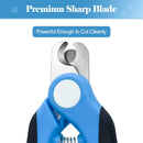 Swihauk Heavy Duty Dog Nail Clippers and Trimmers, Professional Pet Nail Clippers with Nail File for Dogs Cats Small Animal, Claw Clippers with Safety Guard to Prevent Over-Cutting, Blue — 3