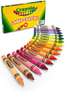 Binney & Smith Crayola(R) Large Crayon Set, Lift-Lid Box, Assorted Colors, Box Of 16 | 16 Count (Pack of 1) — 5