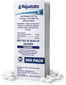Aquatabs 49mg Water Purification Tablets, 100 Pack, Hiking & Camping | (49mg) — 1