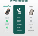 Welnone Graphene Arch Support Inserts - 8 Pcs 9mm & 19mm Arch Insoles Pads with Lightweight Memory Foam, Anti-Slip Ergonomic Orthotic Insert for Plantar Fasciitis Flat Feet, High & Fallen Archs - Black — 7