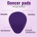 Mepase 8 Pcs Metatarsal Pad Gel Ball of Foot Pads for Women Men, Purple 3