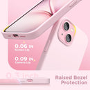 GolbinBox Magnetic for iPhone 15 Case, Silicone Cover, Chalk Pink — 5