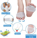 Metatarsal Pads, Gel Toe Separators, Bunion Corrector Cushion, Toe Spacers, Ball of Foot Cushions, Soft&Breathable, Idea for Mortons Neuroma, Blisters, Diabetic Feet, Hammer Toe, Rapid Pain Relief 6