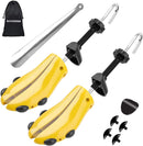 Pair of Premium Professional 4-way Shoe Trees, Shoe Stretcher for Men or Women | yellow — 1