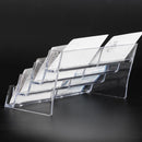 xydstay Acrylic 4-Tier Business Card Holder for Desk with 8 Pockets — 5