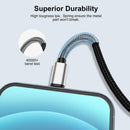 Cabepow 15 FT Extra Long iPhone Charger Cord,[Apple MFi Certified] Long Apple Lightning Cable 5M,2.4A Nylon Braided iPhone Fast Charging Cord for iPhone 14/14pro/13/12/11/11Pro/X/XS/XR/XS Max/8/7 2