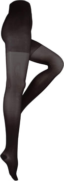 NuVein Sheer Compression Pantyhose, 20-30 mmHg Support, Women's Sheer Nylon Hosiery Tights, Black, X-Large | 20 - 30 mmHg — 3