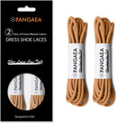 [2 Pairs] Pack Waxed Round Oxford Shoe Laces |