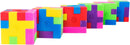 Super Z Outlet 12 Pack Colorful Puzzle Erasers Miniature Pencil Erasers Children Party Favors, Classroom Student Prize Packs, Brain Teasers (Cube) — 3