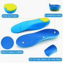 Orthotic nsoles – for Flat Feet & Plantar Fasciitis, Blue,1 Pair,36-39 — 4
