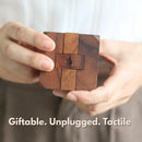 Hidden Passage: Wooden 3D Mechanical Puzzle for Adults – Brain Teaser Game | Desk Toy | Handmade Interlocking Wood Puzzle | Mind Teaser Logic Challenge by SiamMandalay — 4