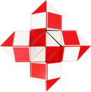 Mipartebo Magic Snake Cube Twist Puzzle 48 Wedges Large Size Red — 4