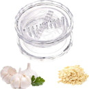 Transparent Manual Garlic Twist, Multi-Functional Mincer & Grinder for Garlic, Onion, Ginger, Herbs, Nuts, Impact… — 1