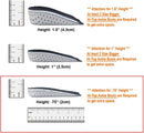 Kids Shoe Lifts Insoles Inserts Make Tall Boy & Girl Children Age 7 & Up (Height .75") - .75" Inch Height (One Pair) — 2