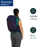 Osprey Tempest 11L Women's Lightweight Hiking Backpack, Black OS | 11L - Standard Fit | Black/Coal Grey — 2