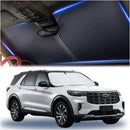 300T Thickened Automotive Glass Sunshade and Comes with Storage Bag,Keep Car Interior Cool,Universal Windshield Sun Shade Fit for Cars,Trucks,SUVs (L: 57.08 * 31.5 inch) — 1
