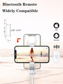 Selfie Stick Tripod with Wireless Remote, 46'' Cellphone Selfie Stick Tripod with LED Fill Light, for iPhone 16/15/14/14 pro/13/13 Pro/12/11/11 Pro/XS Max/XS/XR/X/8/7 and Android Smartphone(Upgrade) photo 4