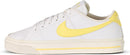 Nike Women's Court Legacy Next Nature Shoes - White/Soft Yellow/Sail — 1