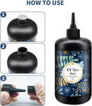 Crystal Clear Hard UV Resin Upgraded Formula Ultraviolet Fast Curing for Jewelry Making Craft Decoration, Hard… — 6