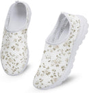 Daily Low Top Slip On Floral Print Sneaker Breath Mesh Insole Shock Absorb Thick Outsole Relax Leisure Shoe - Flora‑b — 4
