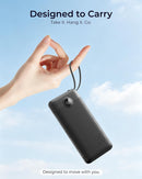 VRURC Portable Charger 4-Built-in-Cables 20000mAh Fast Charging Power Bank photo 2