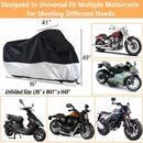 YOTOM Motorcycle Covers, Outdoor Waterproof Motorbike Covers