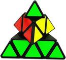 CuberSpeed Qiyi Pyramid Cube Black Triangle Speed Cube Pyramid Black Speed Cube — 5