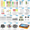 PLUSINNO Fishing Lures, 137Pcs Tackle Box with Tackle Included, Crankbaits,…