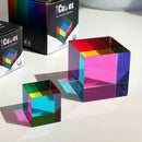 CMY Cubes Mini (30mm) - Cyan, Magenta & Yellow Cube - Optical Color Cube - Teaches Subtractive Color Mixing - Educational, Scientific, Physics & Kinetic Art Desk Object, STEAM — 1