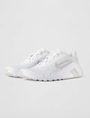 Nike Women's Flex Train Training/Workout Shoes - White/Metallic Silver/Photon Dust — 6