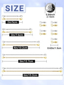 Evnlo Necklace Extender and Magnetic Necklace Clasp,Gold and Silver Chain Extenders for Necklaces Bracelet Jewelry — 2