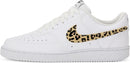 Nike Women's Court Vision Low Shoes - White/Multicolor/Black — 1